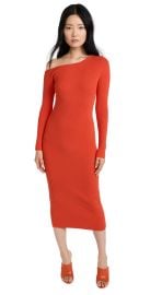 LAPOINTE One Shoulder Long Sleeve Dress at Shopbop