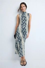 LAPOINTE Printed Jersey Ruched Dress at Rent the Runway