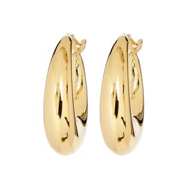 LARGE PUFFY HOOPS at Bonheur Jewelry