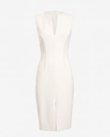 LAgence Darcy Split Neck Dress at Intermix