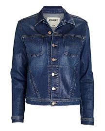 LAgence Janelle Coated Denim Jacket at Intermix