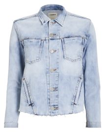 LAgence Janelle Cropped Denim Jacket at Intermix