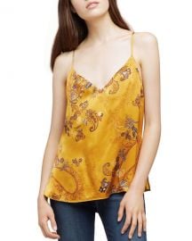 LAgence Kylee Racer Silk Tank at Neiman Marcus