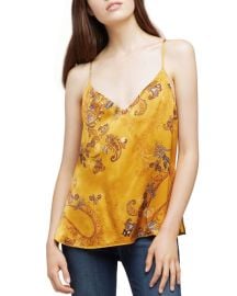 LAgence Kylee Racer Silk Tank at Neiman Marcus