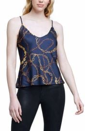 LAgence Lexi Camisole In Navy Shop Premium Outlets at Shop Simon