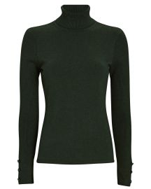 LAgence Odette Button Cuff Turtleneck Sweater at Intermix