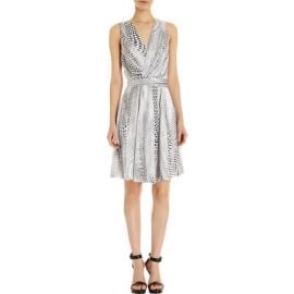 LAgence Spot Print Sleeveless Dress at Barneys