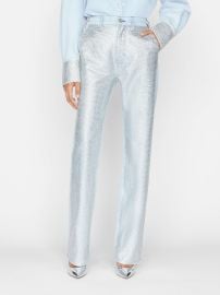 LE JANE RHINESTONE TROUSER GLITZ FRAME at Frame