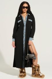 LEILA OVERSIZED BUTTON UP AKIRA at Akira