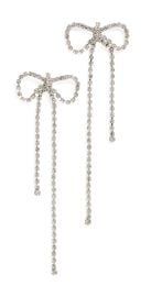 LELET NY Josie Crystal Earrings Rhodium One Size at Shopbop