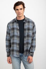 LENNOX SHIRT - DARK WATER MELANGE Rails at Rails