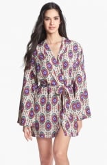 LFV by La Fee Verte Kimono Robe in oval print at Nordstrom