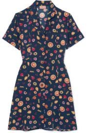 LHD Clemenceau printed silk crepe de chine mini dress at Net A Porter