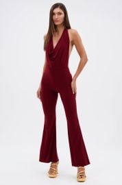 LIKE MAGIC JUMPSUIT IN BURGUNDY AKIRA at Akira