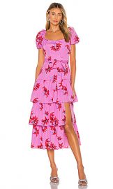 LIKELY Lottie Dress in Red  amp  Pink Multi from Revolve com at Revolve