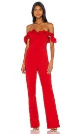 LIKELY Miller Jumpsuit in Scarlet from Revolve com at Revolve