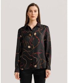 LILYSILK Louisville Print Silk Shirt for Women Reviews - Women - Macys at Macys