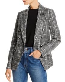 LINI Evelyn Double-Breasted Plaid Blazer - 100  Exclusive  Women - Bloomingdale s at Bloomingdales