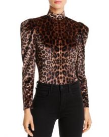 LINI Gillian Puff-Sleeve Leopard Print Velvet Top - 100  Exclusive  Women - Bloomingdale s at Bloomingdales