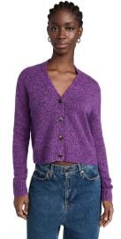 LISA YANG Marionette Cashmere Cardigan Plum Rose 0 at Shopbop