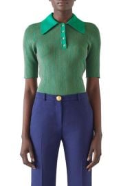 LK Bennett Crawford Jacquard Polo at Nordstrom