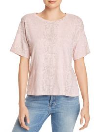 LNA Boxy Snakeskin Print Tee - 100  Exclusive Women - Bloomingdale s at Bloomingdales