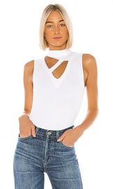 LNA Thea Rib Top in White from Revolve com at Revolve