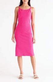 LNL Ruched Satin Body-Con Dress in Lavender at Nordstrom