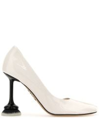 LOEWE 100mm Toy Pumps White at Farfetch