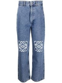 LOEWE Anagram wide-leg Jeans Blue at Farfetch