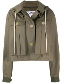 LOEWE Military Hooded Jacket - Farfetch at Farfetch