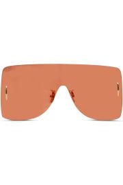 LOEWE RECTANGLE MASK SUNGLASSES ORANGEGOLD PARLOUR X SYDNEY ONLINE Parlour X at Parlourx