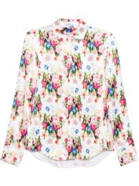 LOEWE floral-print Shirt White at Farfetch