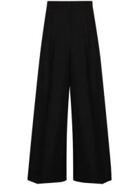 LOEWE wide-leg high-rise Trousers - Farfetch at Farfetch