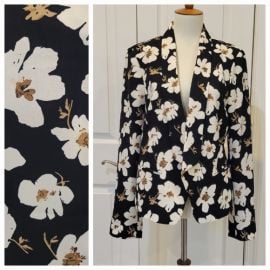 LOFT Jackets amp Coats Loft Floral Open Blazer T19 Poshmark at Poshmark