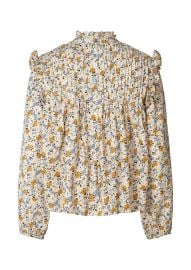 LOLLYS LAUNDRY Kalle Printed Floral Shirt - Creme at The Dressing Room