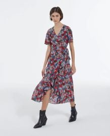 LONG DRESS WITH FLORAL PRINT at The Kooples