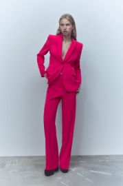 LONG FLOWY PANTS - Neon fuchsia United States at Zara