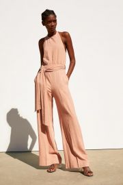 LONG RUSTIC JUMPSUIT at Zara