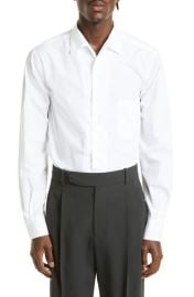 LORO PIANA Andre Cotton Poplin Button-Up Shirt at Nordstrom