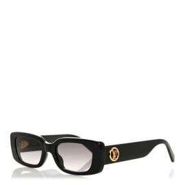 LOUIS VUITTON Acetate LV Circle Cat Eye Sunglasses Z2109W Black 1519609 FASHIONPHILE at Fashionphile