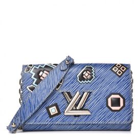 LOUIS VUITTON Epi Azteque Twist Chain Wallet Denim Light 379878 FASHIONPHILE at Fashionphile