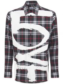 LOVE PRINT TAVINGTON CHECK COTTON SHIRT at Luisaviaroma