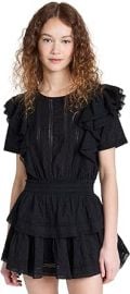 LOVESHACKFANCY Women39s Natasha Dress Black XS at Womens Clothing store at Amazon