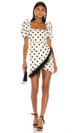 LPA Hailey Dress in Ivory and Black from Revolve com at Revolve