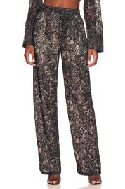 LPA Leo Velvet Burnout Trouser at Revolve