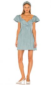 LPA Natasha Dress in Dusty Blue from Revolve com at Revolve