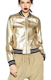 LRT Short PU Bomber Jacket Zip Up Leather Jacket Coat at Amazon