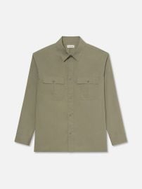 LS MILITARY SHIRT DRY SAGE FRAME at Frame