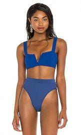 LSPACE Lee Lee Bikini Top in Indigo at Revolve